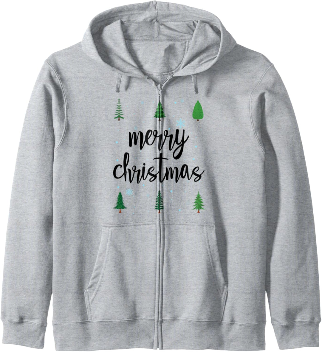 Frohe Weihnachten Süsser Weihnachtsbaum Wald Kapuzenjacke