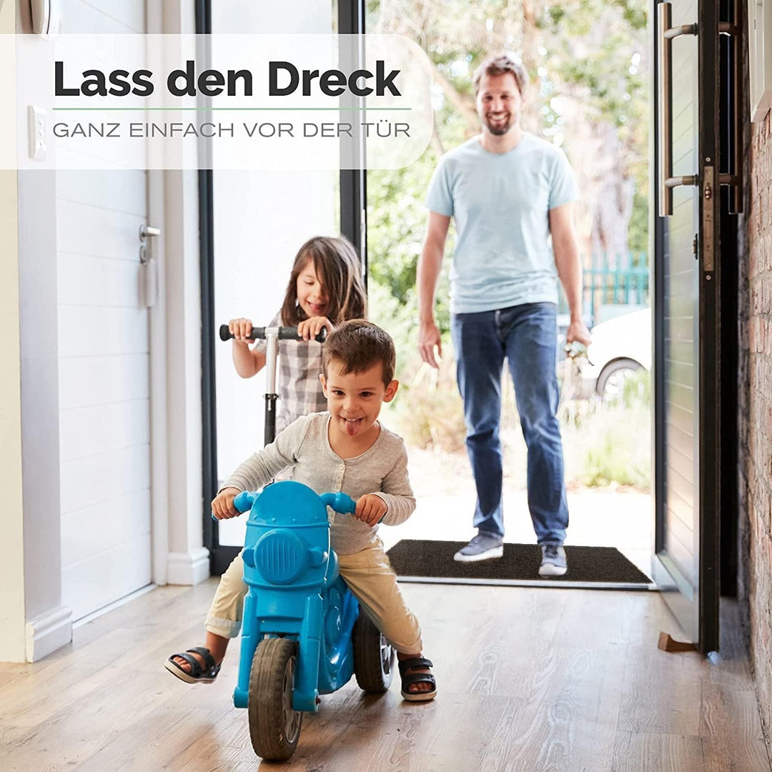 Entrando Fussmatte aus Kokos - optimale Türmatte für den Aussenbereich - rutschfest, wetterfest, für