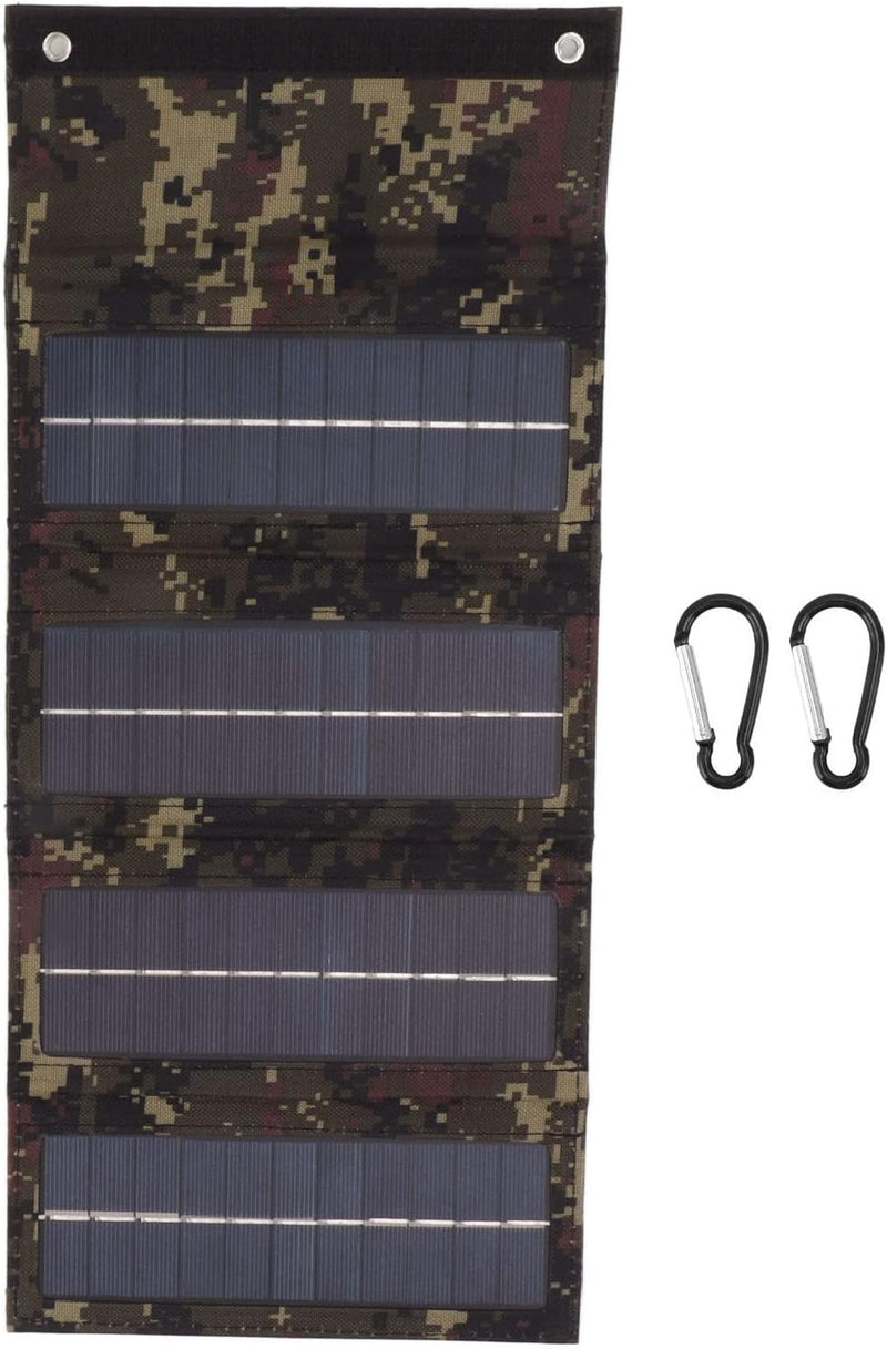 40 W Faltbares Solarpanel-Ladegerät, 4-fache Solarstrom-Ladetasche für Notfall-Aufladung, Outdoor, C