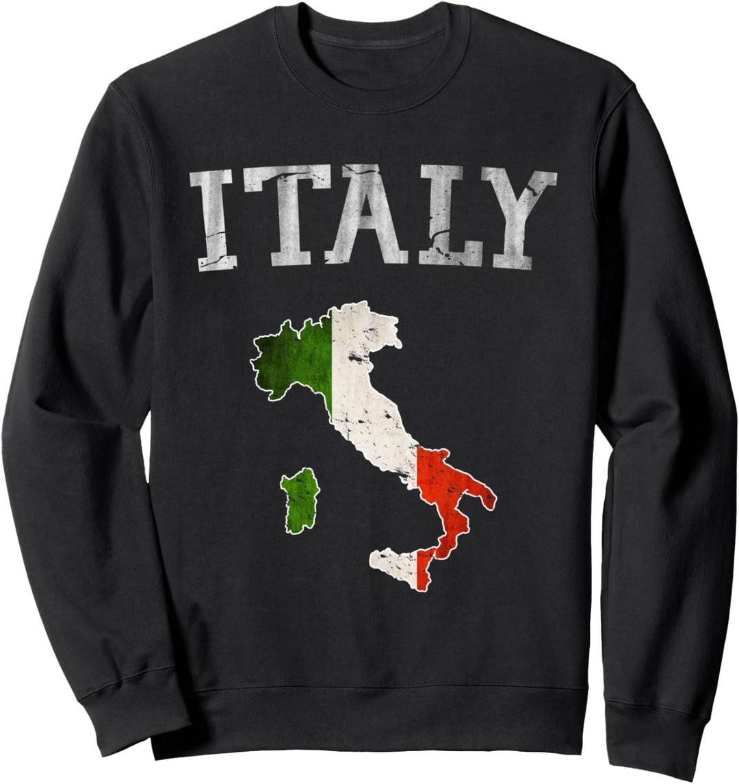 Vintage Italia Italien Italienische Flagge Stolze Gabe Sweatshirt