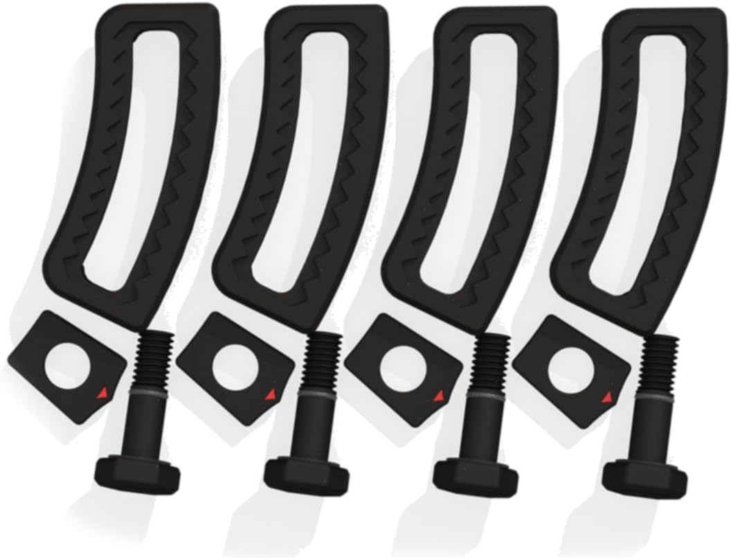 RONIX M6 Shark Tooth Bindungssschrauben 2022 Black
