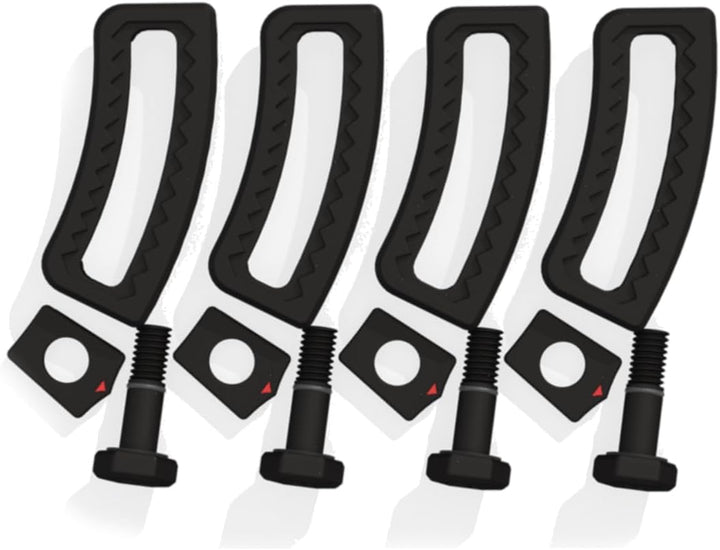 RONIX M6 Shark Tooth Bindungssschrauben 2022 Black
