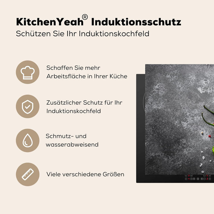 KitchenYeah© Herdabdeckplatte Einteilig Küche Ceranfeld Abdeckplatte Cerankochfeld Abdeckung Indukti