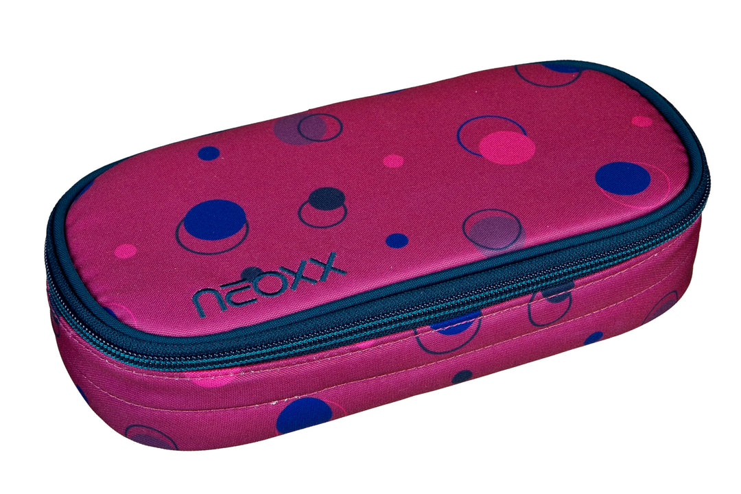 neoxx - Jump Schlamperbox - Recycelte PET-Flaschen, Hauptfach mit Reissverschluss, 10 Stifteschlaufe