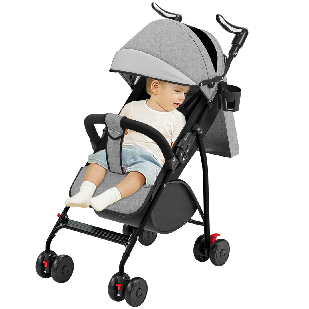 Ingenious Kompakter Buggy, mit Liegeposition, ab Geburt bis 4 Jahre (bis 25 kg), sitzend oder liegen