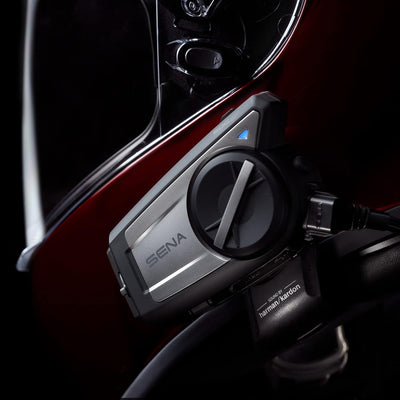 Sena 50C Motorrad Kommunikations & 4K Kamerasystem mit Sound by Harman Kardon und Premium Mikrofon &
