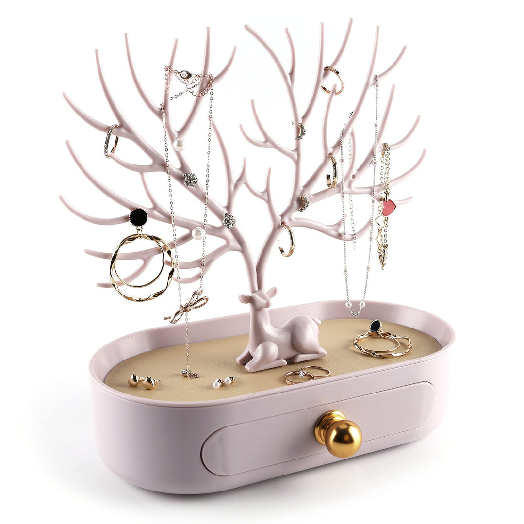 MORE&LESS Aluminiumlegierung Griff Geweih Schmuck Display-Rack Baum Turm hängenden Ring Ohrringe Hal