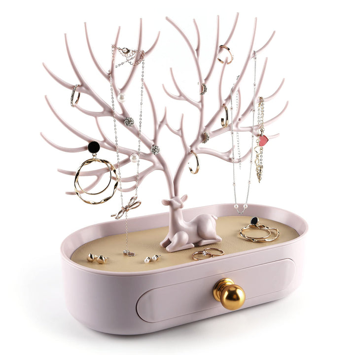 MORE&LESS Aluminiumlegierung Griff Geweih Schmuck Display-Rack Baum Turm hängenden Ring Ohrringe Hal