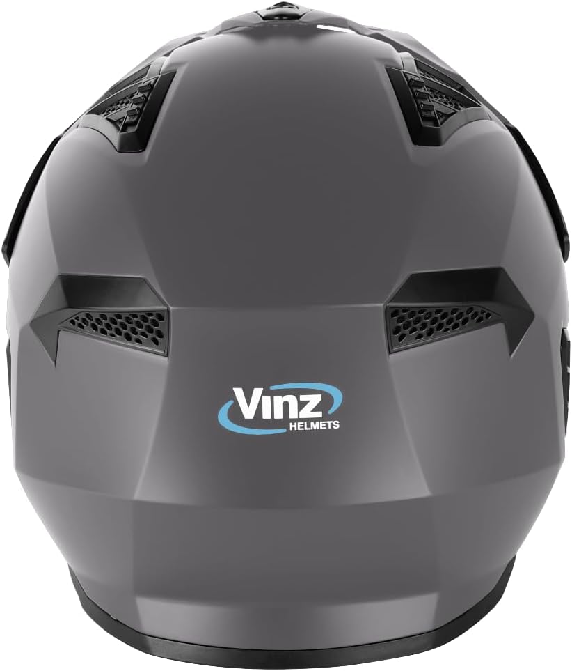 VINZ Kioto Jethelm / Streetfighter Helm | ECE 22.06 zugelassen | Rollerhelm mit Sonnenvisier / Sonne