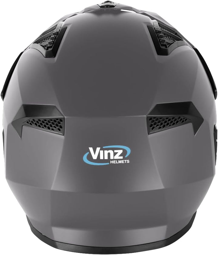 VINZ Kioto Jethelm / Streetfighter Helm | ECE 22.06 zugelassen | Rollerhelm mit Sonnenvisier / Sonne