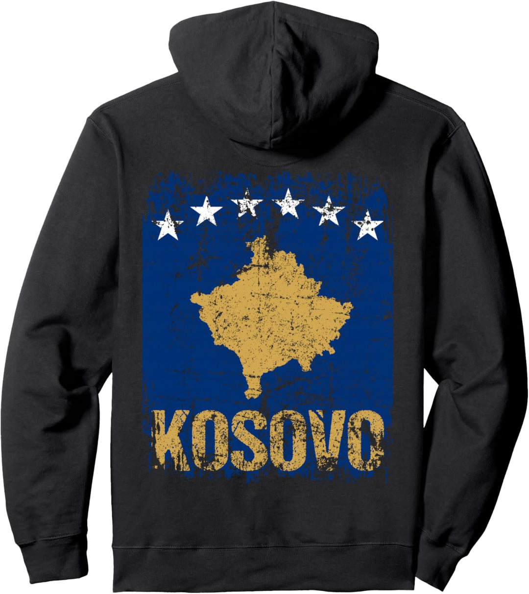 KOSOVO Flagge | Damen Herren Kinder KOSOVO Pullover Hoodie