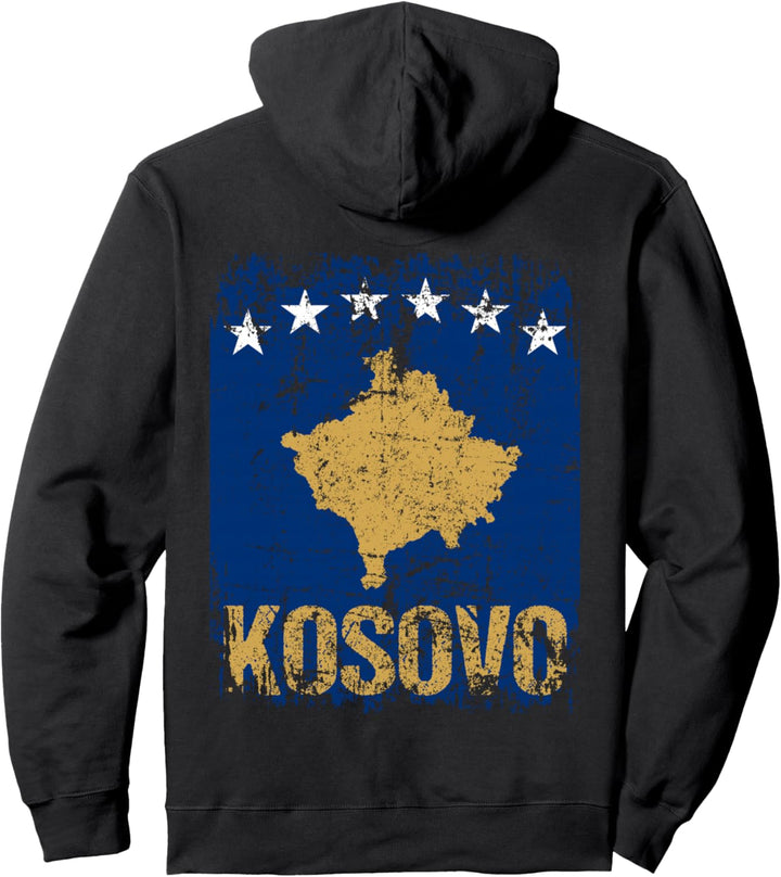 KOSOVO Flagge | Damen Herren Kinder KOSOVO Pullover Hoodie