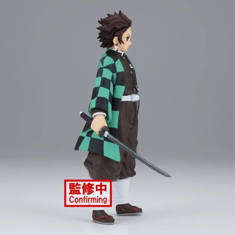 Banpresto - Actionfigur Tanjiro Kamado Demon Slayer Kimetsu No Yaiba, 15 cm, BP19460, Mehrfarbig