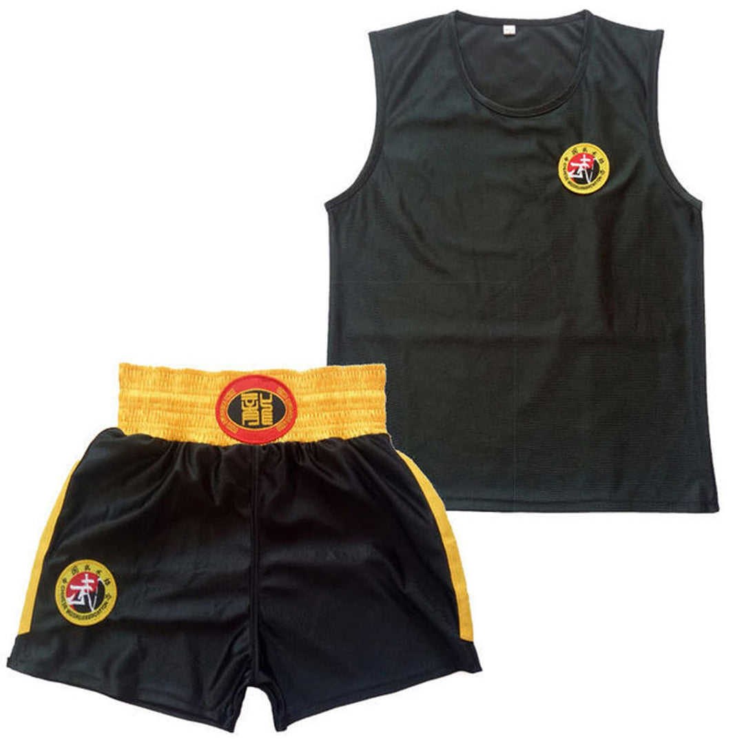 Ärmelloses Kinder Kampfsport Uniform Set,Boxset für Erwachsene, Atmungsaktive Sparring Performance T