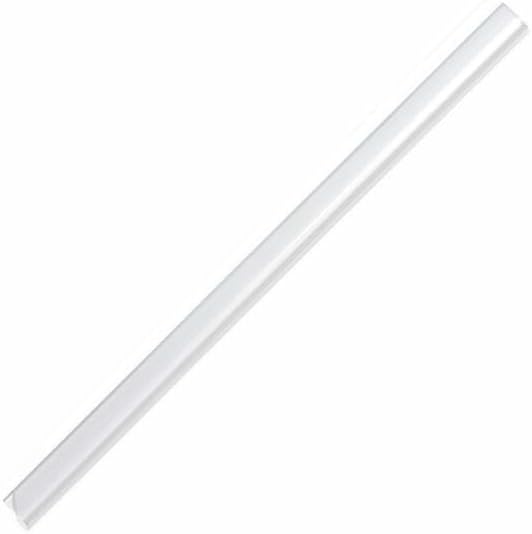 Durable Klemmschiene A4, für circa 60 Blatt, Packung à 100 Stück, transparent, 290119, transparent