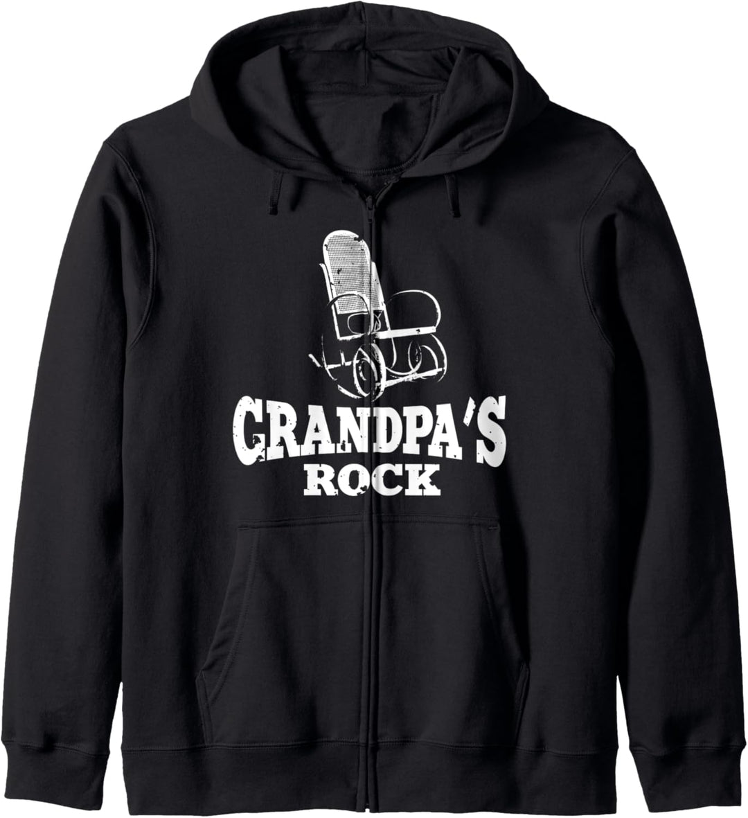 Grandpa's Rock | Funny Grandfather's Porch Chair Gift Kapuzenjacke