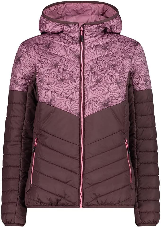 CMP Damen Hoodie Jacke Isolationsjacke 36 plum, 36 plum