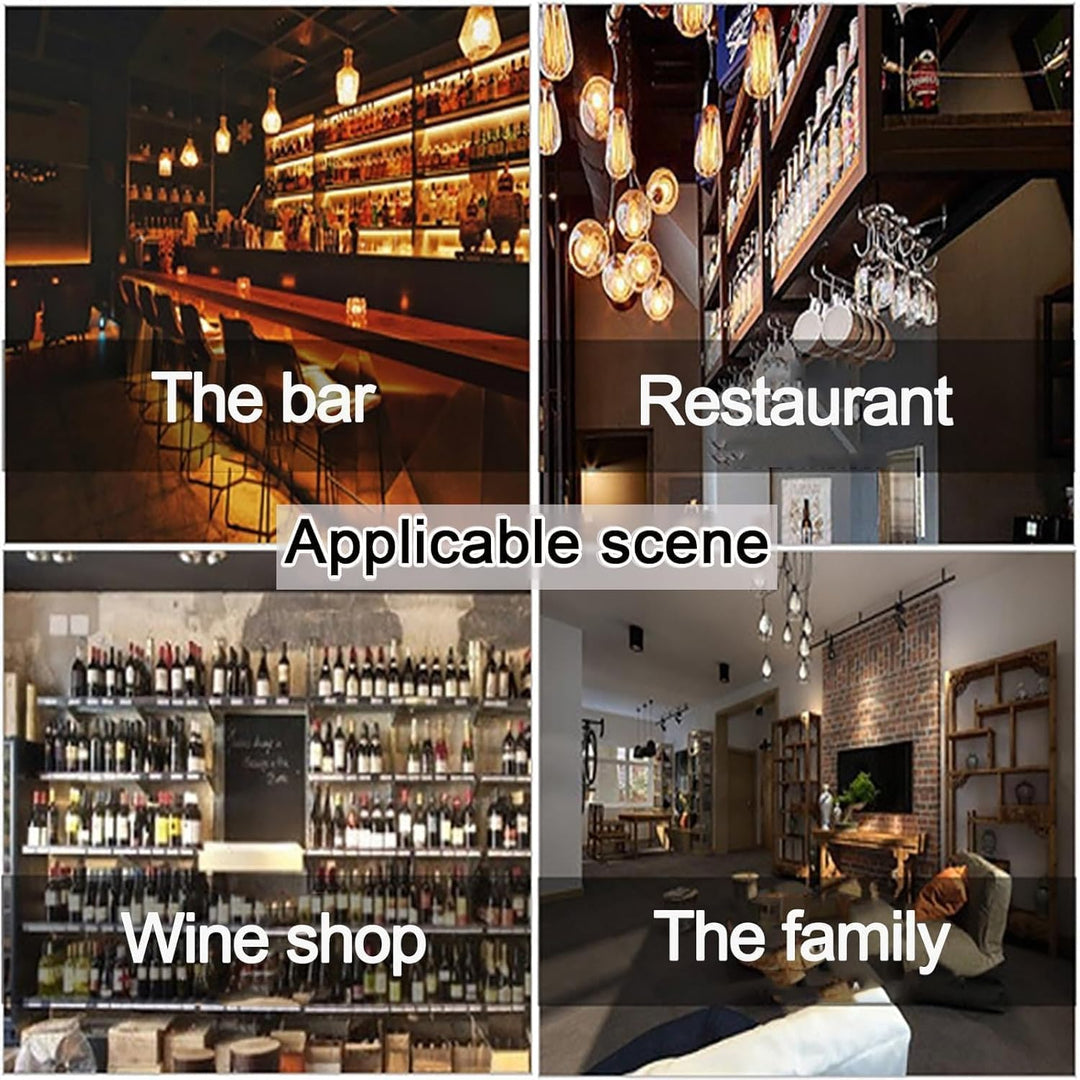 Generisch Modernes Metall Weinregal Wand, Bar Regale Wand Bar Einheit Floating Shelves Eisen Wine Ra
