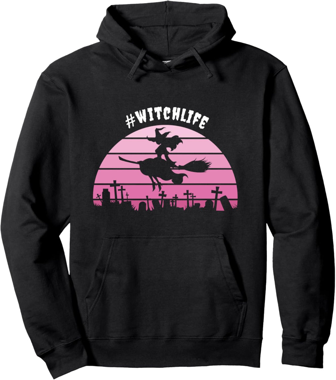 Damen Hexe Witchlife Hexenkostüm Pullover Hoodie