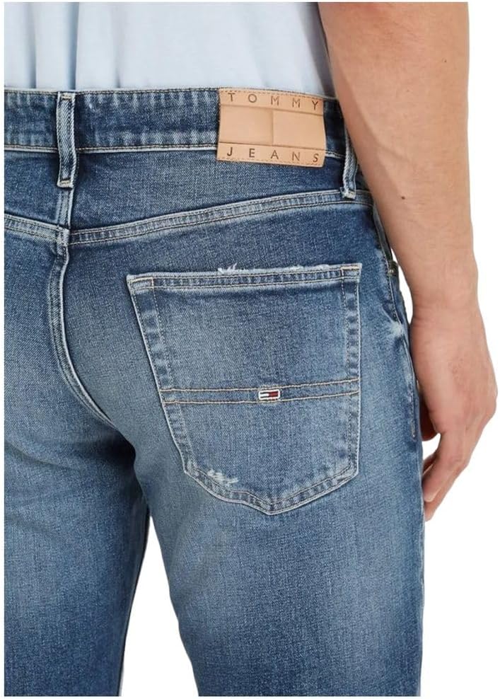 Tommy Hilfiger Herren Jeanshosen 27W / 30L Blau (Wilson Mid Blue Stretch), 27W / 30L Blau (Wilson Mi