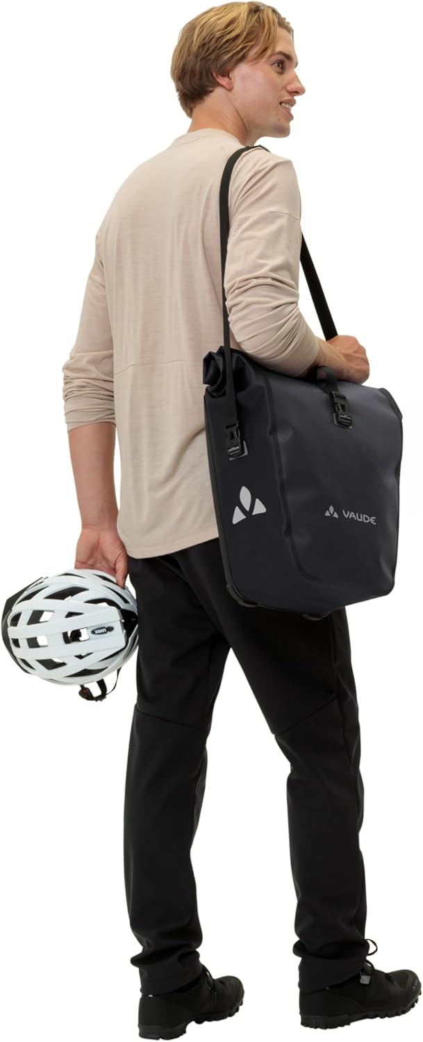 VAUDE Fahrradtaschen für Gepäckträger Aqua Back 2 x 24 L, Hinterradtaschen wasserdicht, Fahrrad Gepä