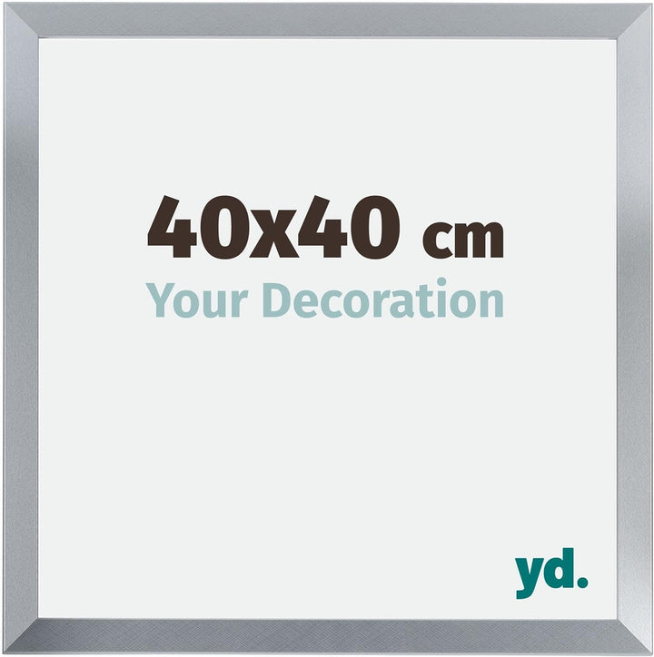 yd. Your Decoration - Bilderrahmen 40,00x40,00 cm - Bilderrahmen aus MDF mit Acrylglas - Antireflex