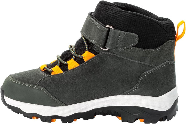Jack Wolfskin Unisex Kinder Vojo Lt Texapore Mid K Outdoorschuhe 31 EU Slate Green, 31 EU Slate Gree