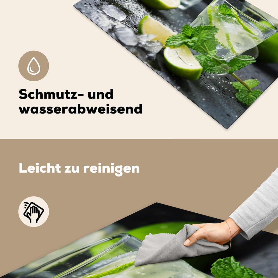 KitchenYeah© Herdabdeckplatte Einteilig Kochfeld Abdeckung Induktionskochfeld Ceranfeld Abdeckplatte