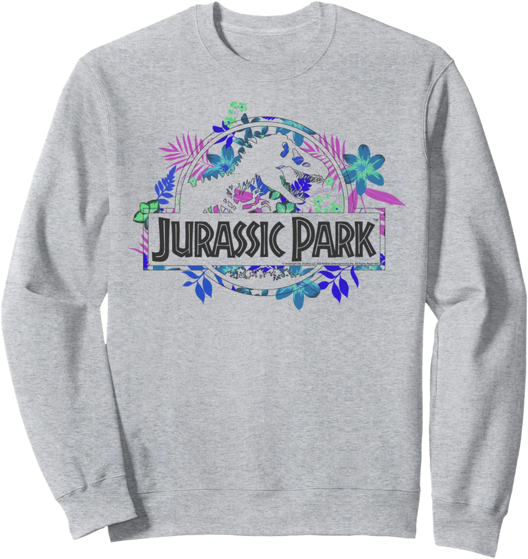 Jurassic Park Tropical Floral Logo Sweatshirt