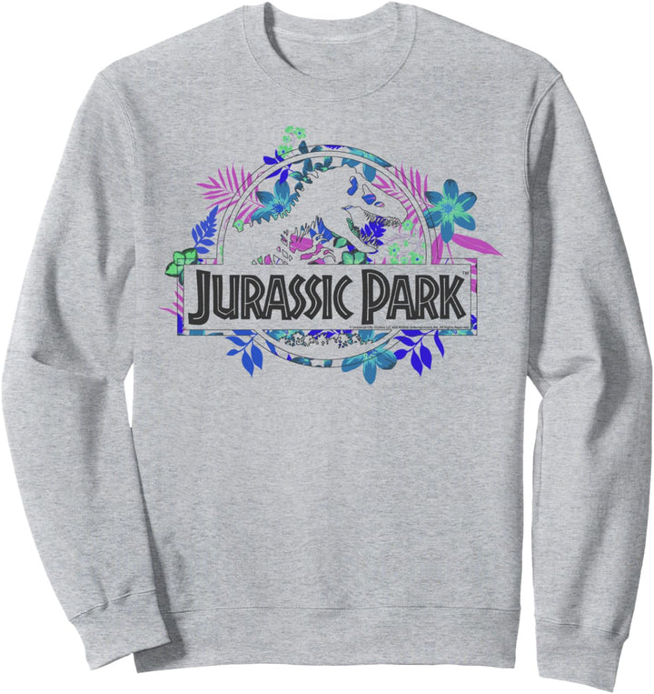 Jurassic Park Tropical Floral Logo Sweatshirt