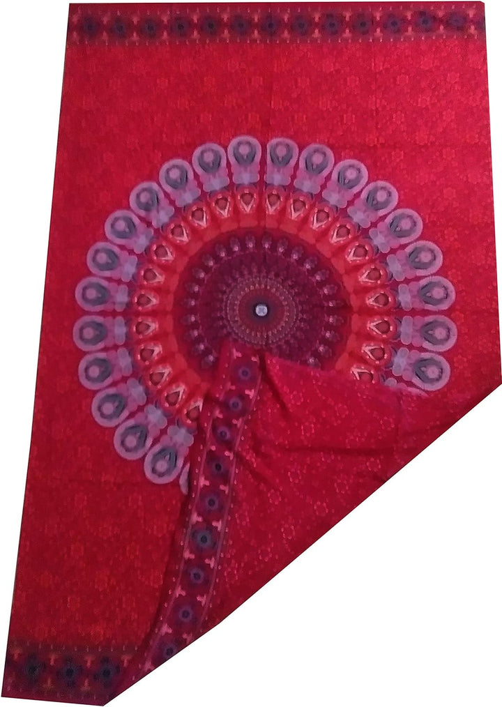 Purpledip Body Wrap "Universal Mandala", Baumwoll-Mischgewebe, Tagesdecke, Strandüberwurf (20050)
