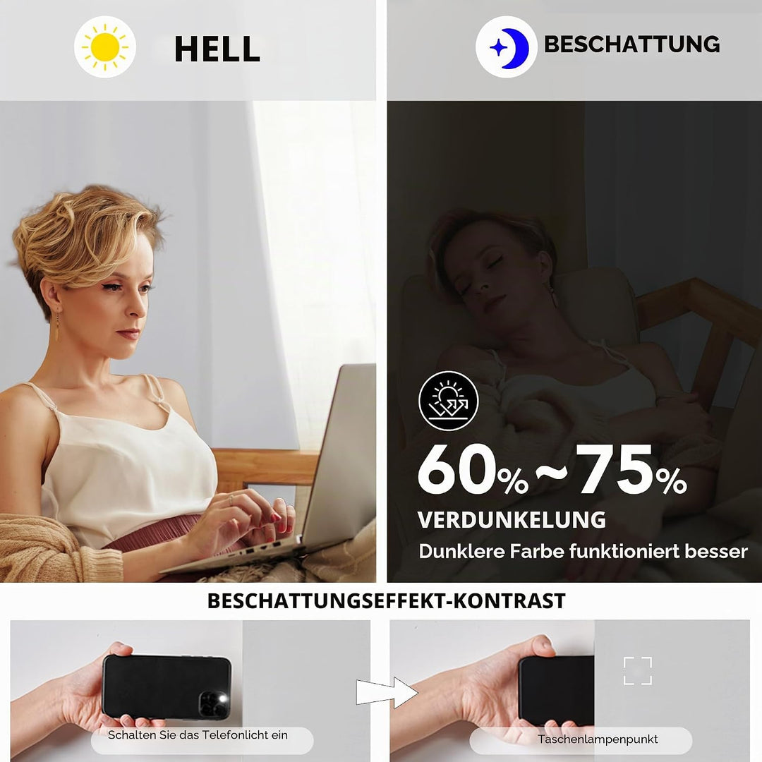 Deconovo Vorhänge Vorhang Blickdicht Verdunkelungsvorhang Kälteschutz Vorhang Blickdicht Vorhang, 22