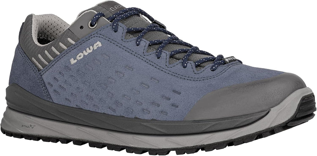 LOWA Halbschuh MALTA GTX LO 42 EU Blau Grau, 42 EU Blau Grau