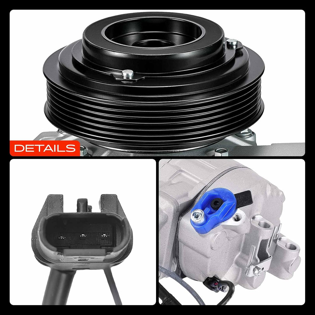 Frankberg Klimakompressor Klimaanlage Kompatibel mit 5er F10 F18 4.4L M5 550i 2012-2016 5er Touring