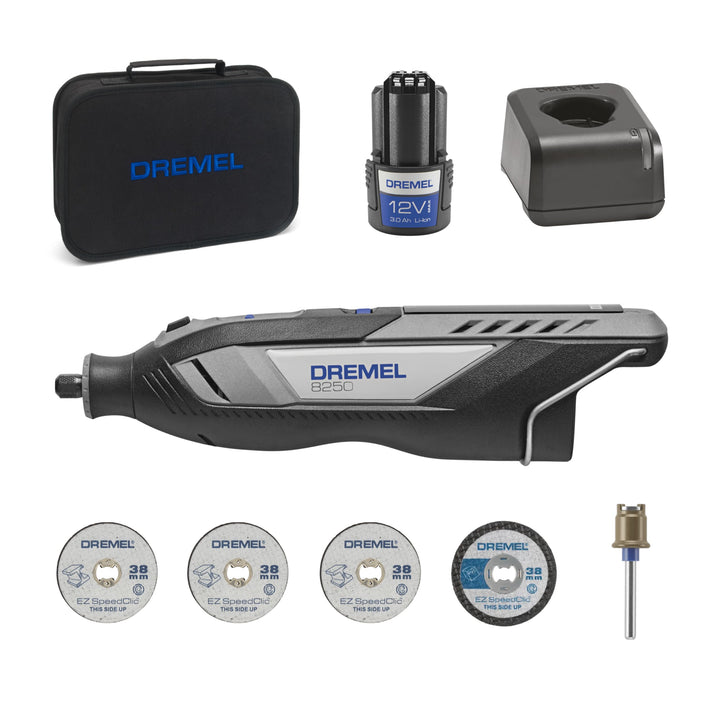 Dremel 8250 12V Akku-Rotationswerkzeug 5.000-30.000 U/min Bürstenloser Multifunktionswerkzeug set mi