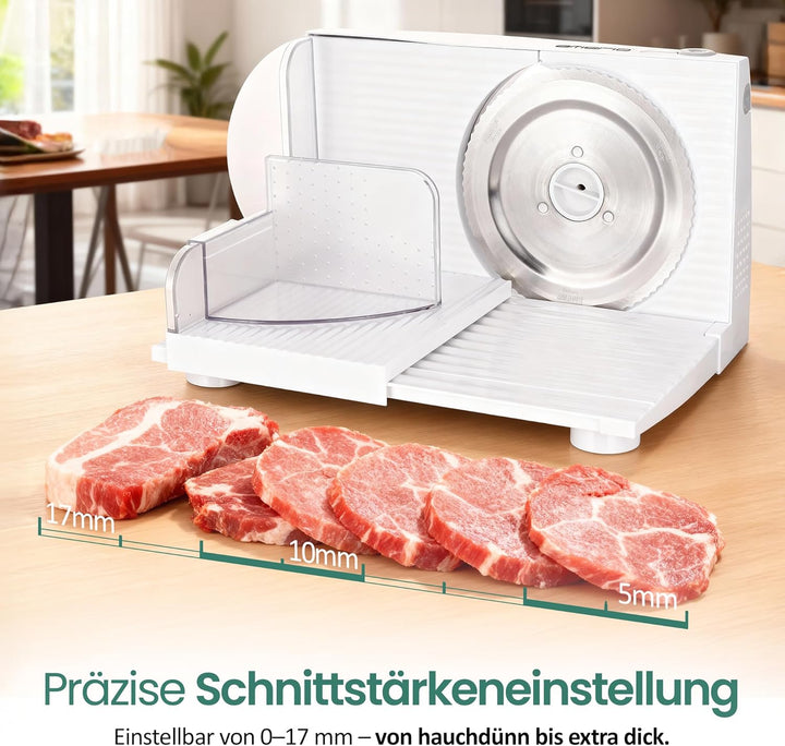 Emerio Allesschneider"Made in EU" MS-125000, Edelstahl Messereinheit in Deutschland produziert, eins