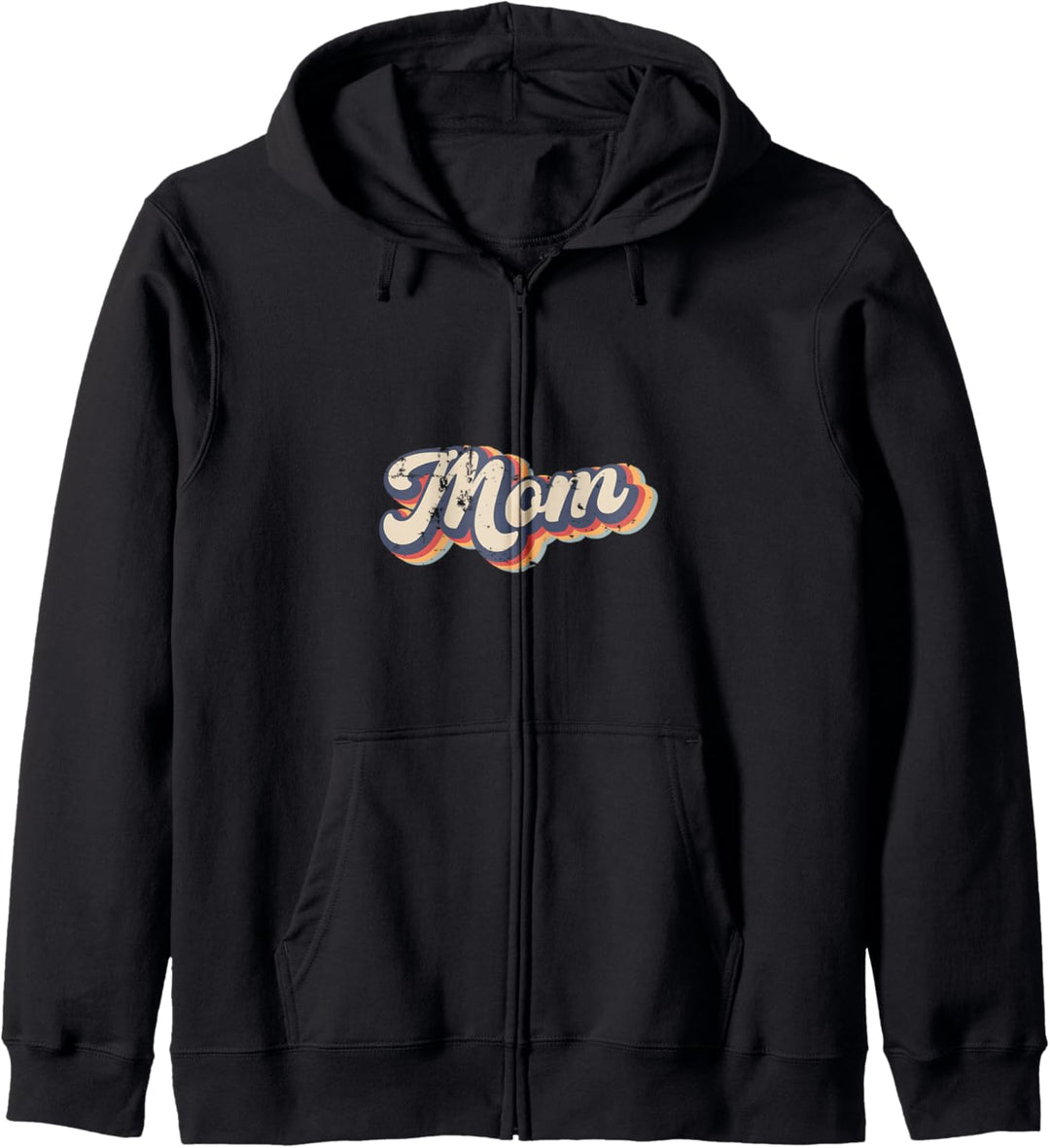 Mom Vintage Rainbow Kapuzenjacke