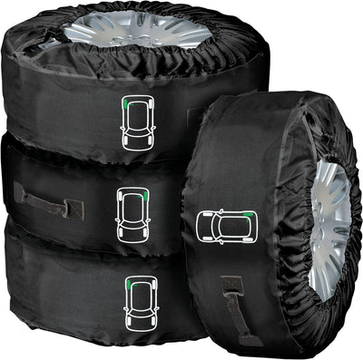 Lampa Tyre-Wrap Deluxe 15941 Reifenschutzhülle aus Cordura, 4 Stück im Set