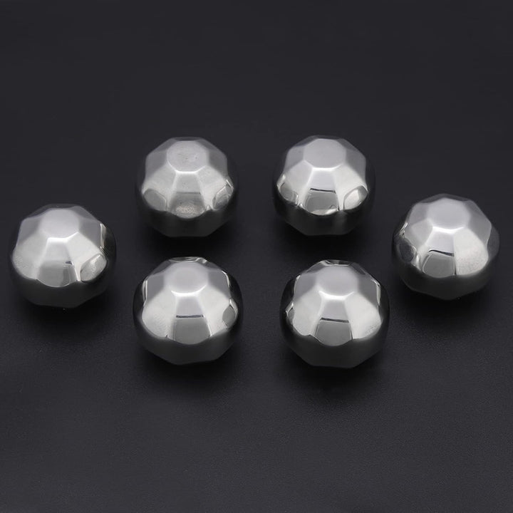 Edelstahl-Eiskugeln, wiederverwendbare Edelstahl-Whisky-Eiskugeln, Metall-Eiskugelwürfel, Getränkekü