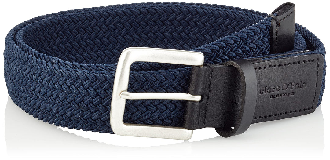Marc O'Polo Herren 3006 sportiver Herren G rtel elastischer G mit Leder Details hochwertiger Flechtg