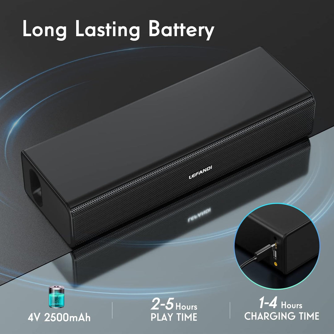 LEFANDI Karaoke Mikrofon Bluetooth,Karaoke Anlage mit 2 Mikrofonen,Portatile Karaoke Maschine mit 2