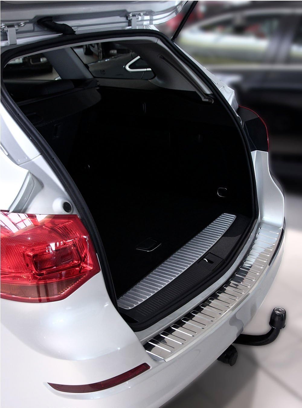 RECAMBO Ladekantenschutz Edelstahl kompatibel für OPEL Astra J Sports Tourer | 2010-08/2012 - Hochgl