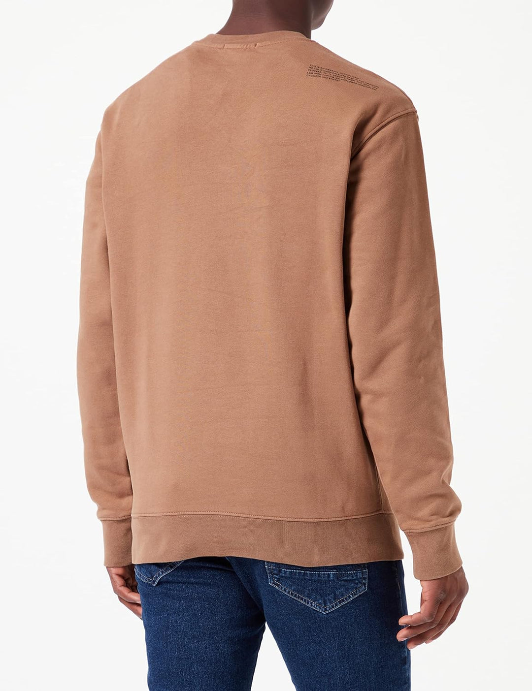 Replay Herren Sweatshirt Second Life aus 100% Baumwolle, Safari 989
