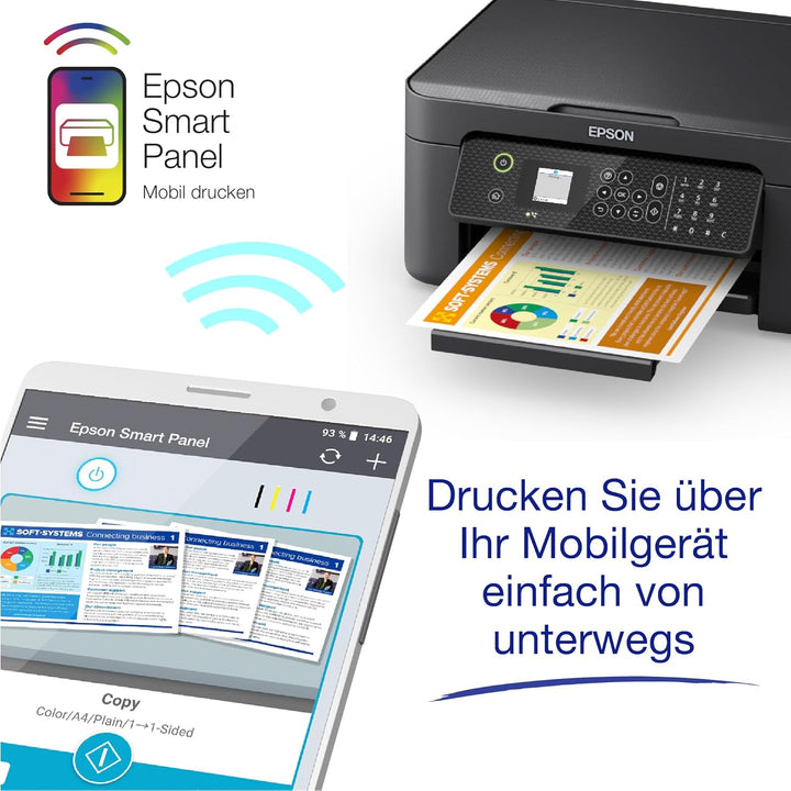 Epson MF Encre WF-2910DWF, C11CK64402, Black