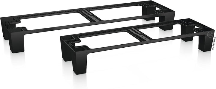 LECHUZA TRIO Cottage 30 Sockel schwarz 15012 Pflanzgefäss mit Erd-Bewässerungs-System 15x31x59 cm Sc