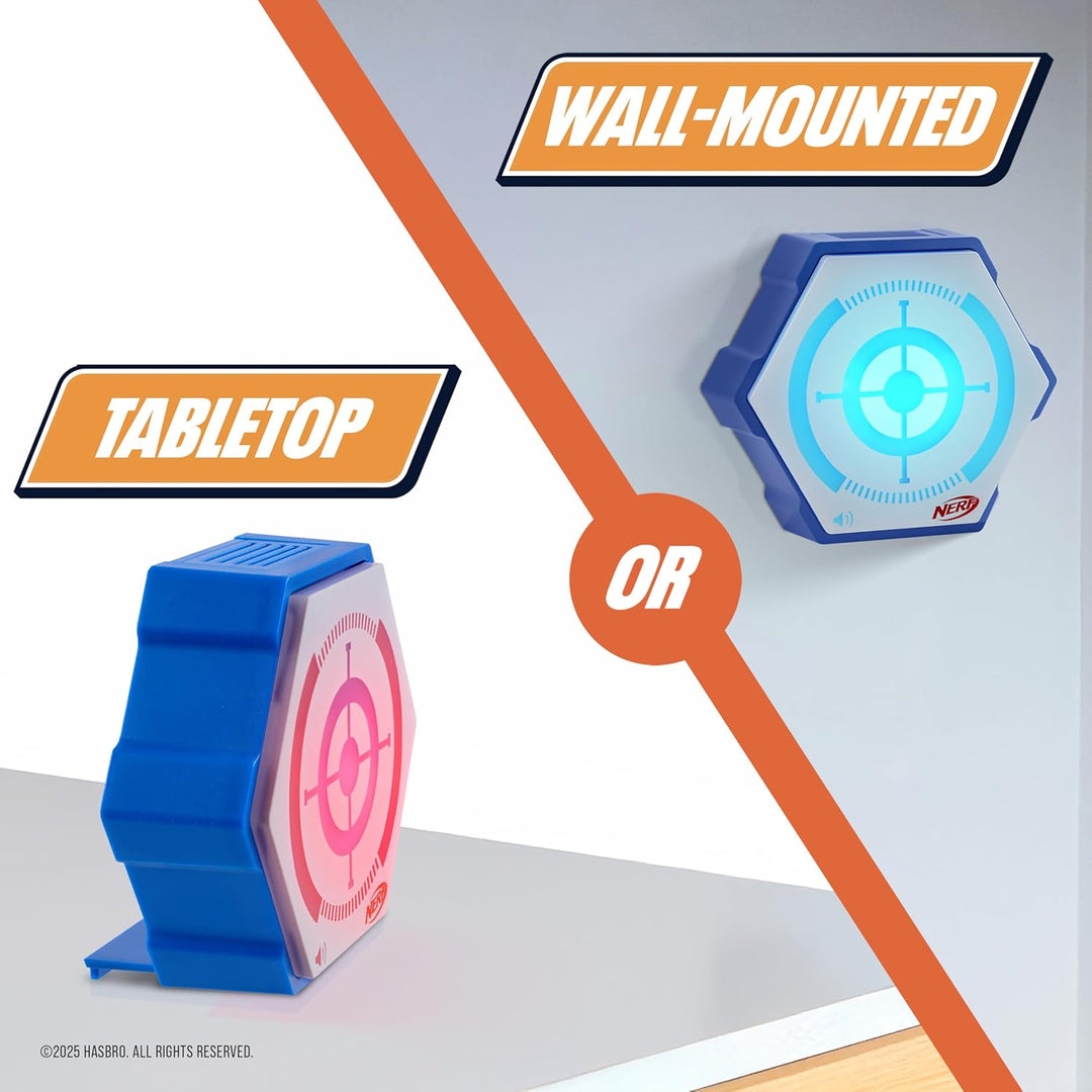 NERF Battlezone 360-Grad-Zielscheibe, multidirektionales Training für Blasters Nerf – Ziel- und Acti