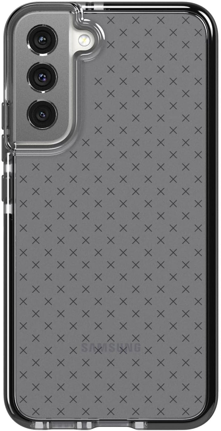 tech21 Evo Check für Samsung Galaxy S22 Plus - Schutzhülle mit 4,8 m Multi-Drop-Schutz Smokey Black