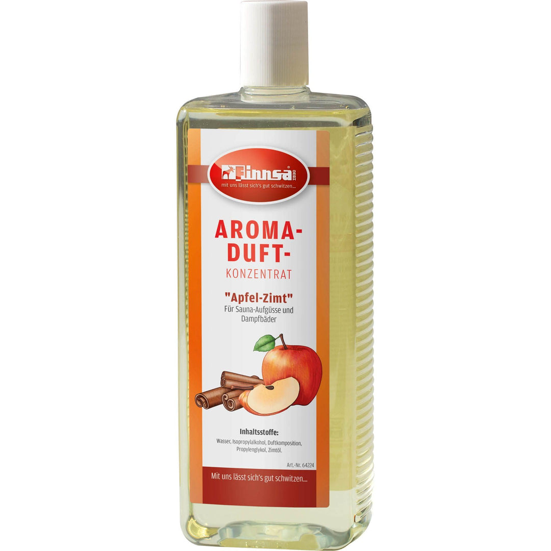 Finnsa Aroma-Duftkonzentrat Apfel-Zimt für Saunaaufgüsse und Dampfbäder (1000 ml), 1000 ml