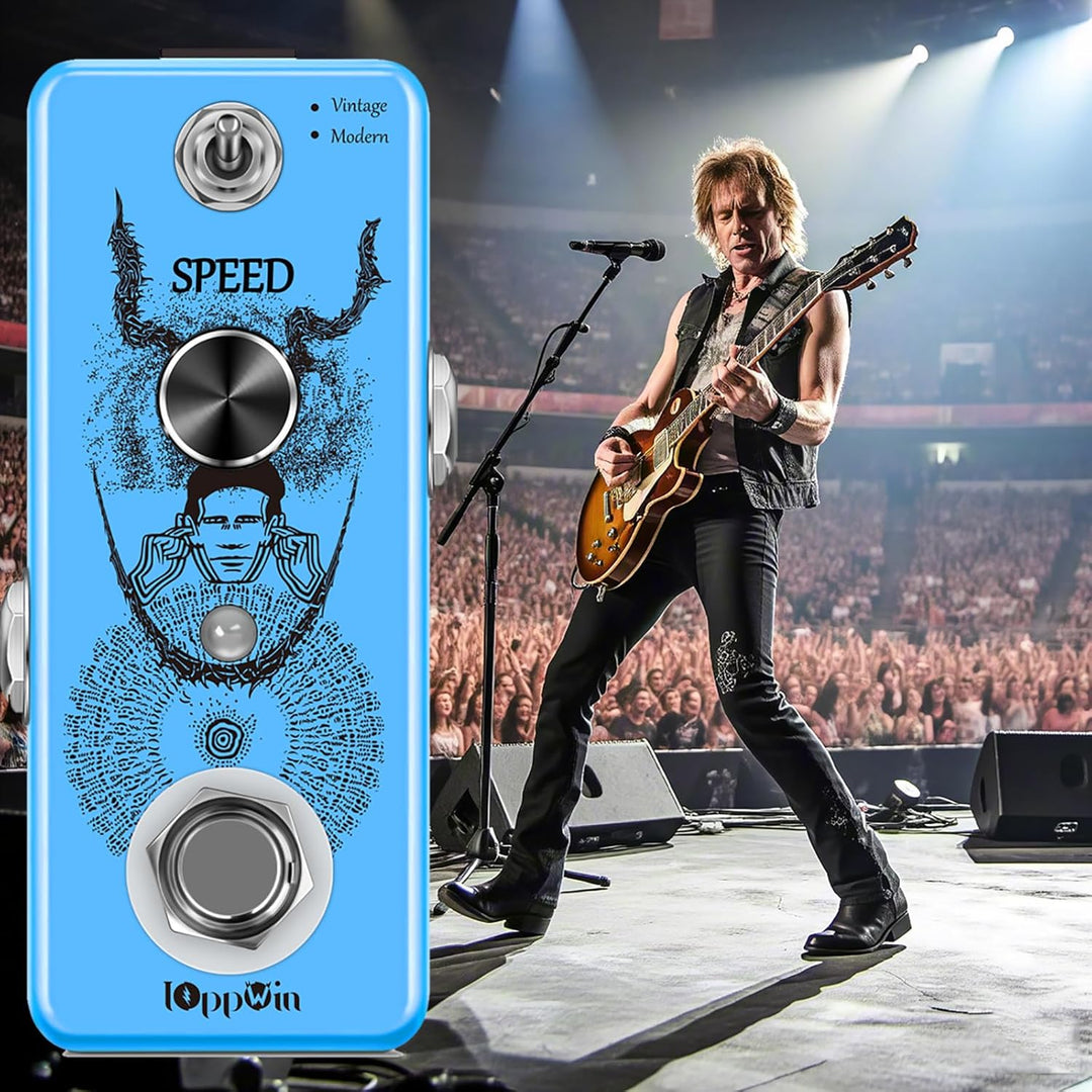 Vintage/Modern Phaser Pedal - Full Analog Klang, 70er Jahre Psychedelic Rock & E-Gitarre Effekt, Met