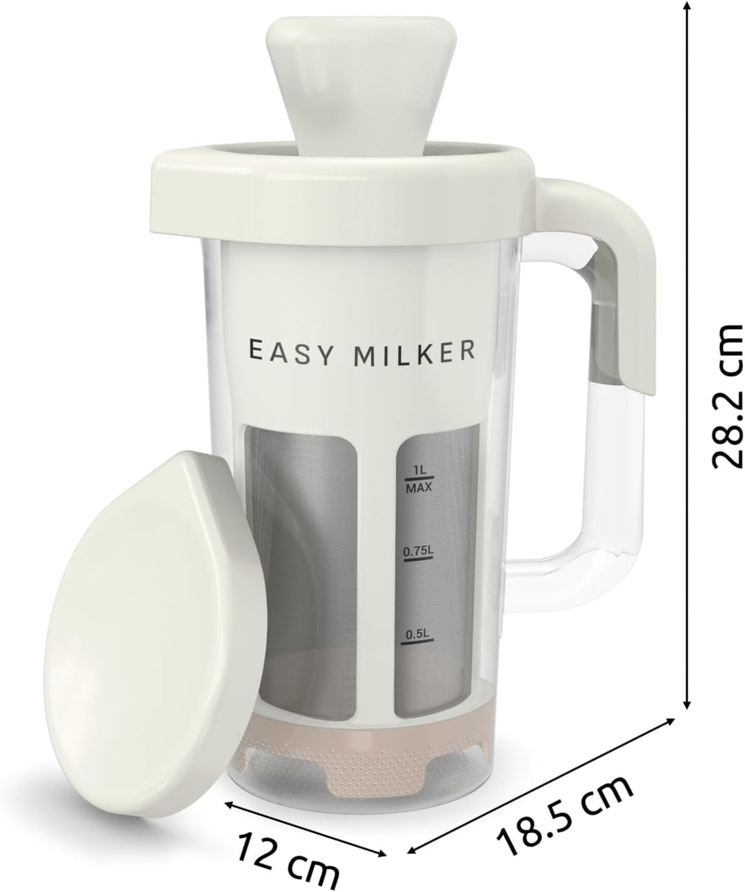 Tefal Easy Milker Pflanzenmilchmaschine, 1 Liter, schnell und einfach, kompatibel mit allen Stabmixe